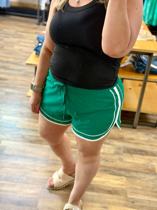 Two Tone Activewear Shorts