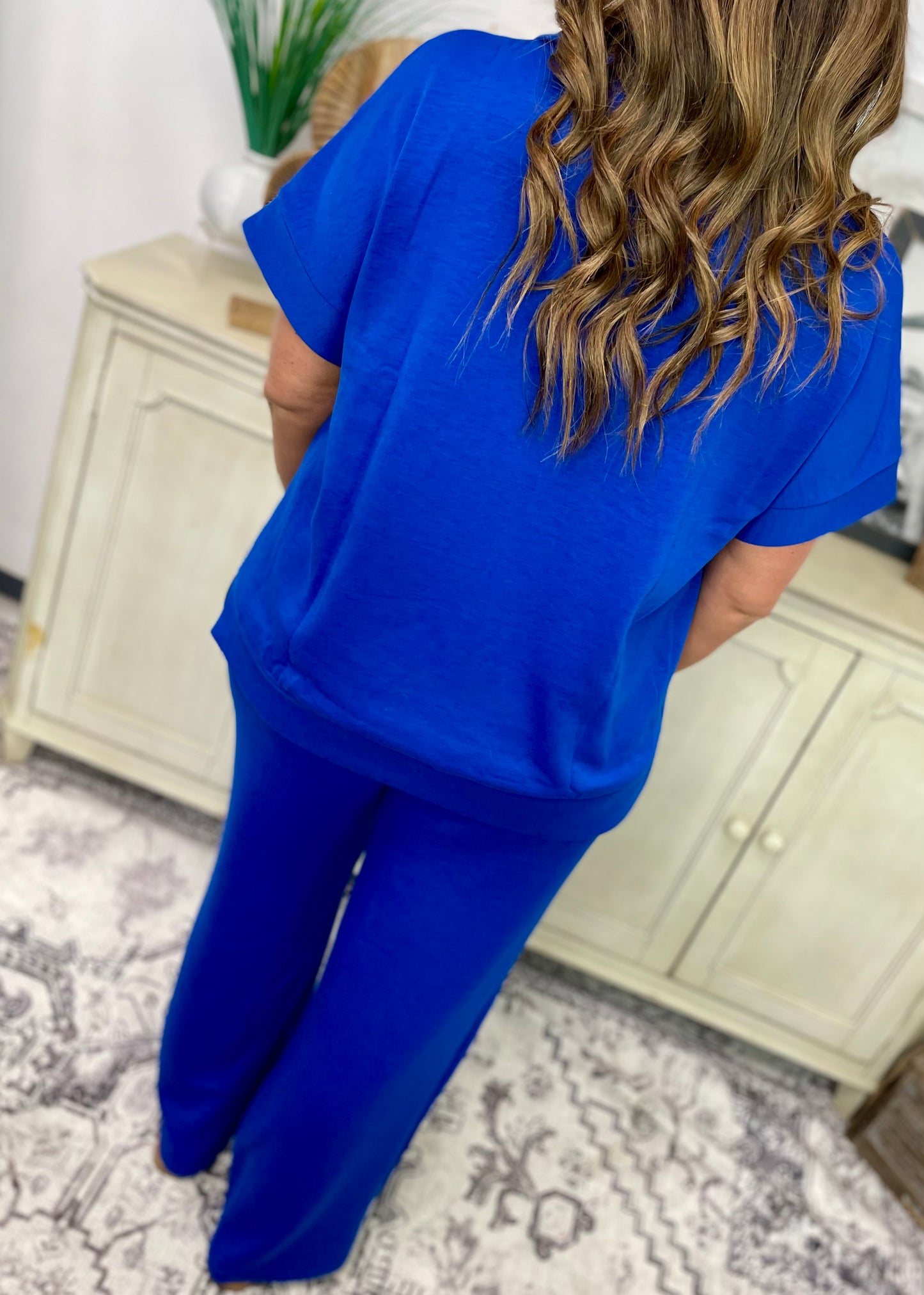 Royal Blue - Quarter Zip & Pants Set (Sold As Set)
