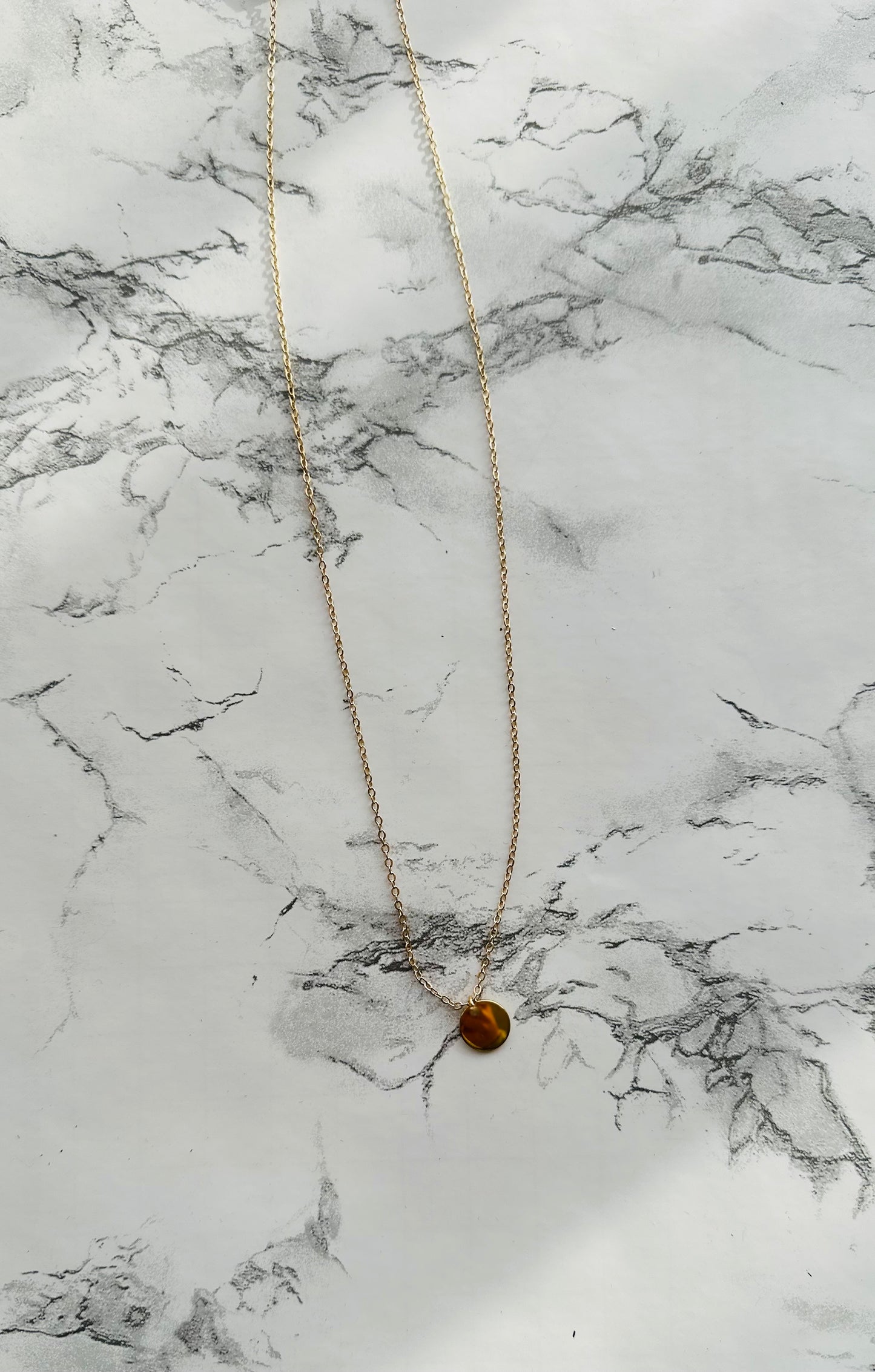 Dainty Gold Chain with Pendant