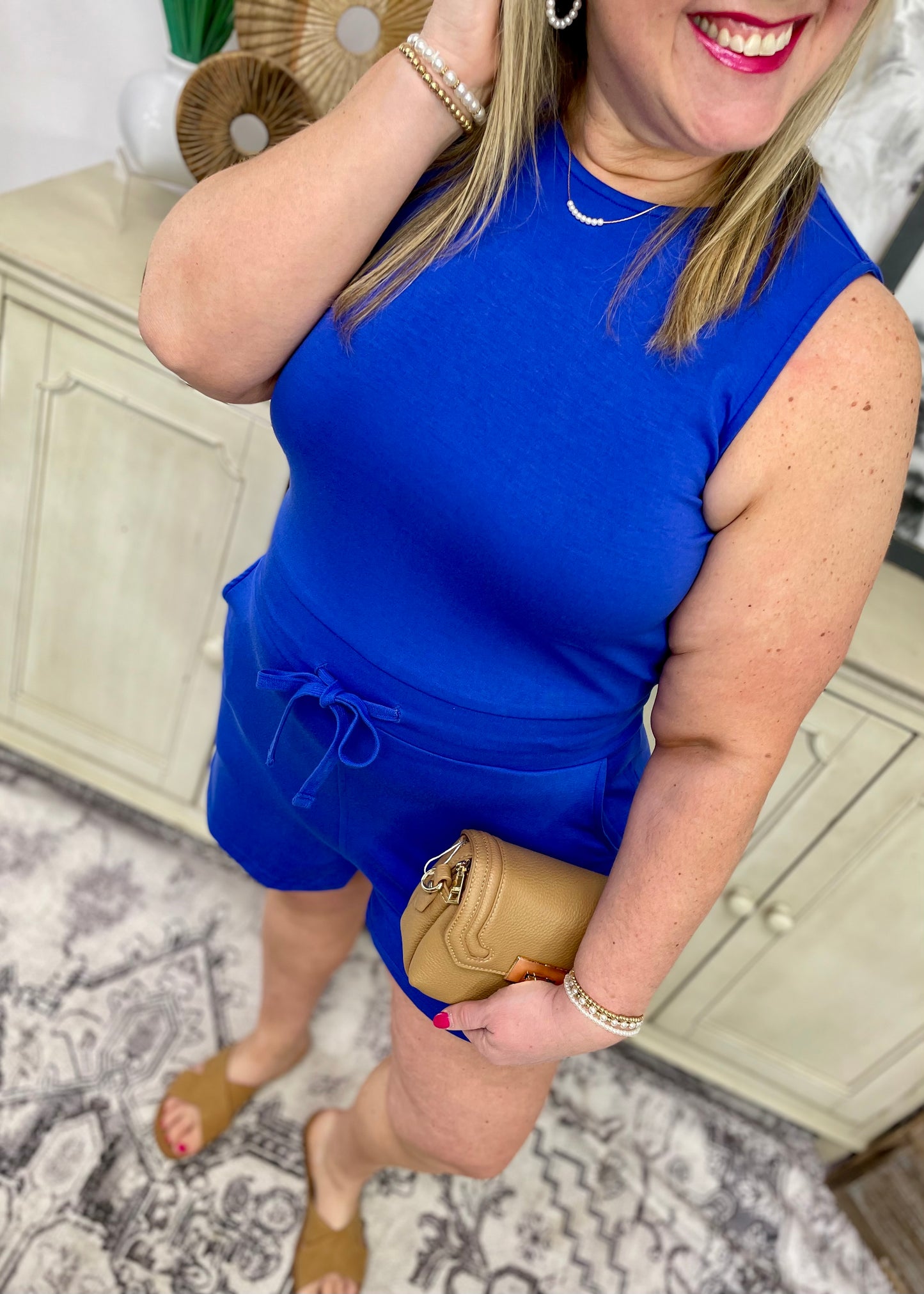Cobalt - Vacay Vibes Romper