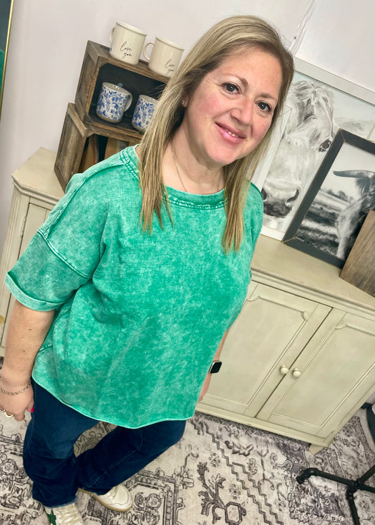 Kelly Green Rebel Tee