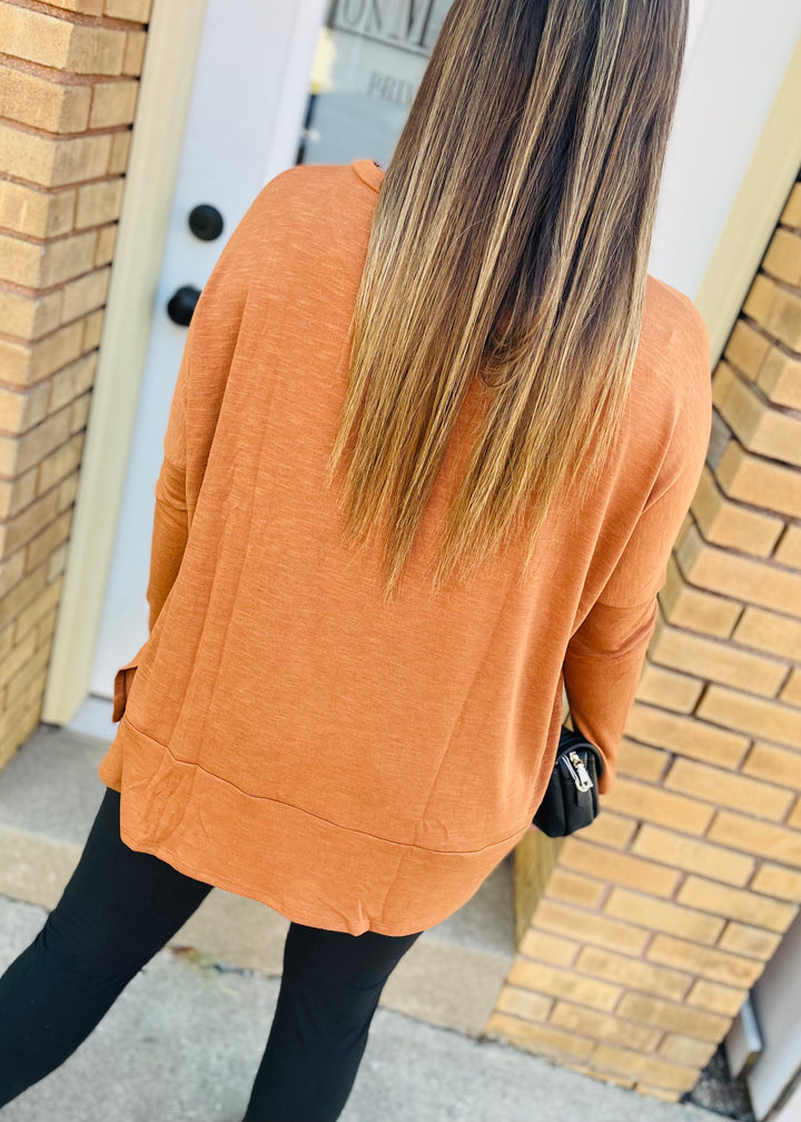 Caramel - Weekend Ease Pocket Top