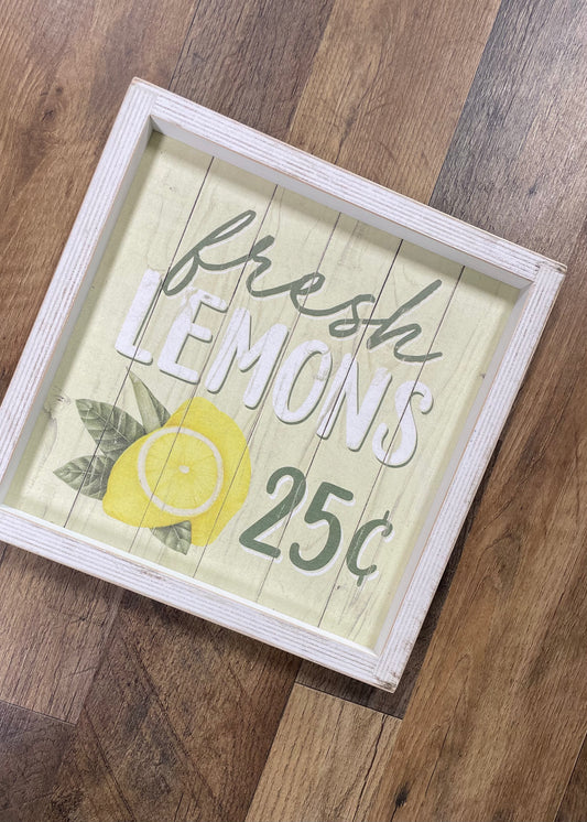 Fresh Lemons Frame