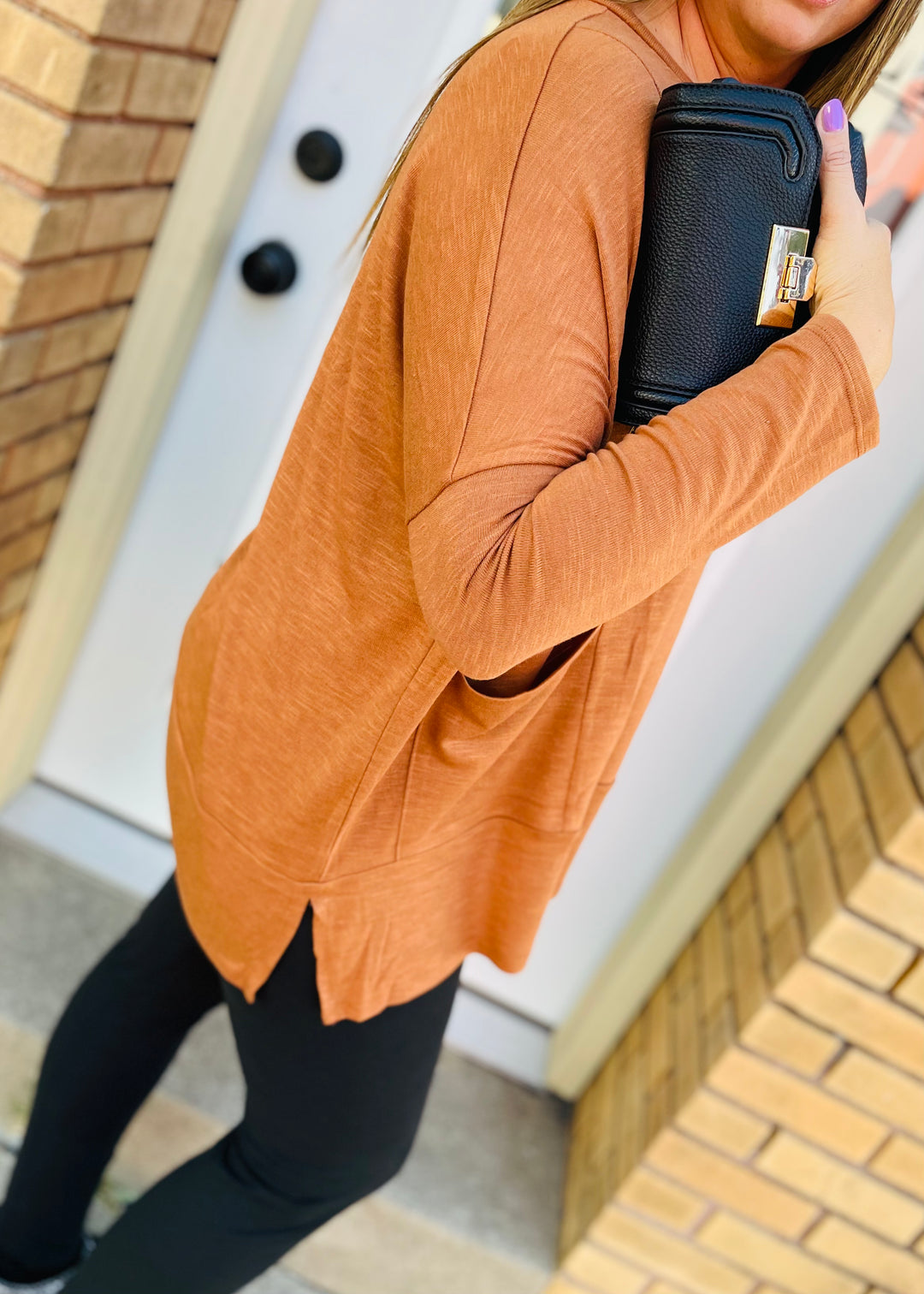 Caramel - Weekend Ease Pocket Top
