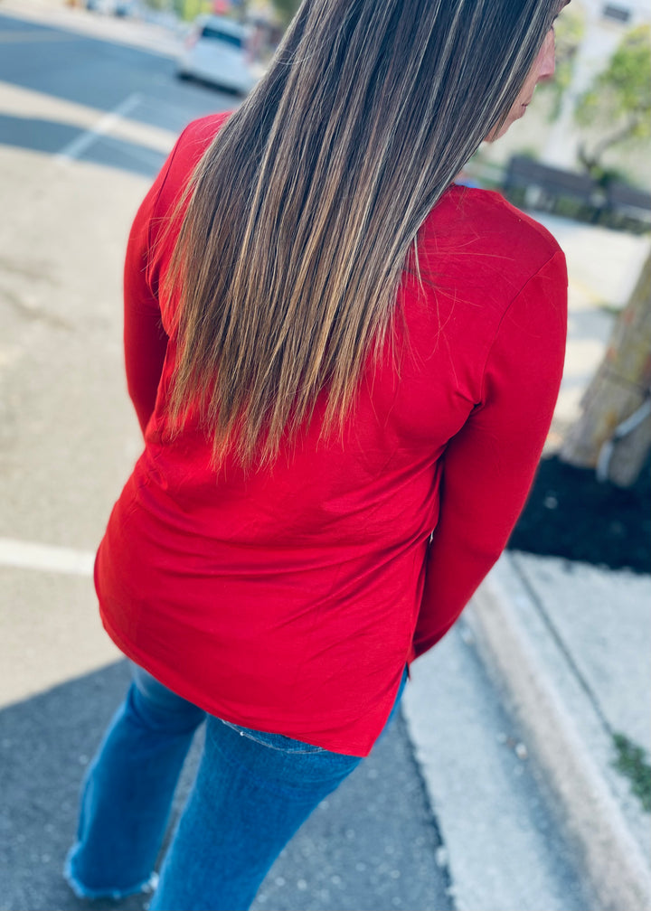 Rust Basic Crew Neck