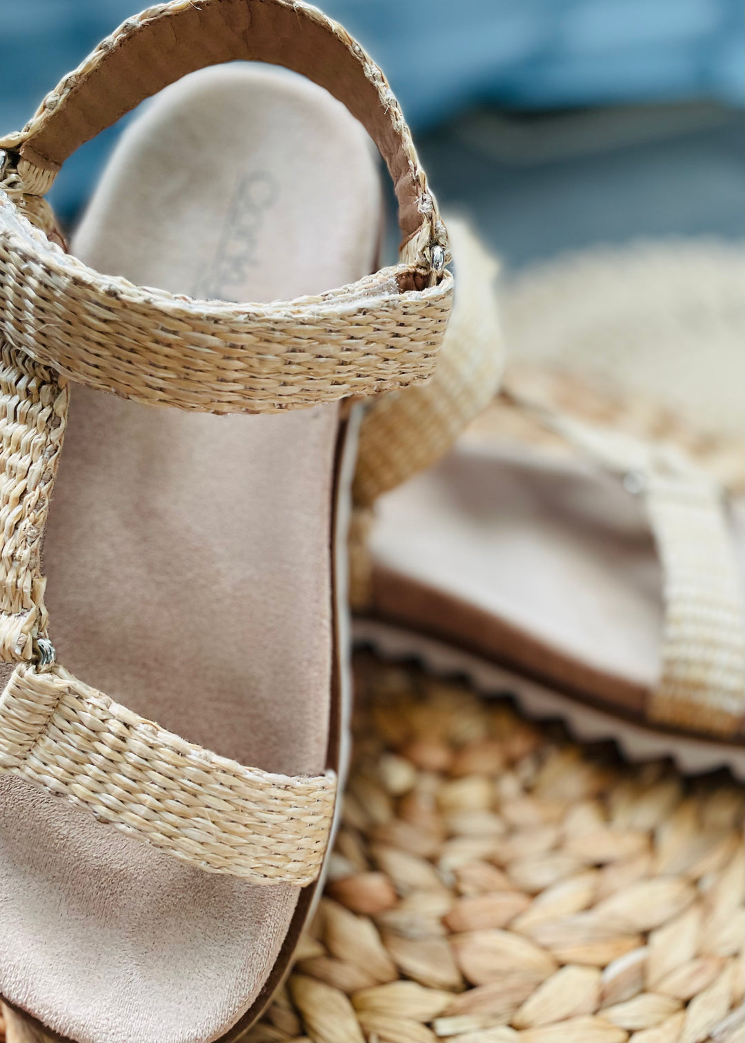 Give It A Go Rafia Sandals