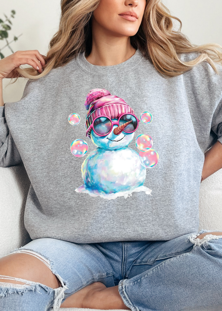💫 BEST SELLER 💫 BUBBLE SNOW MAN TEE OR CREWNECK
