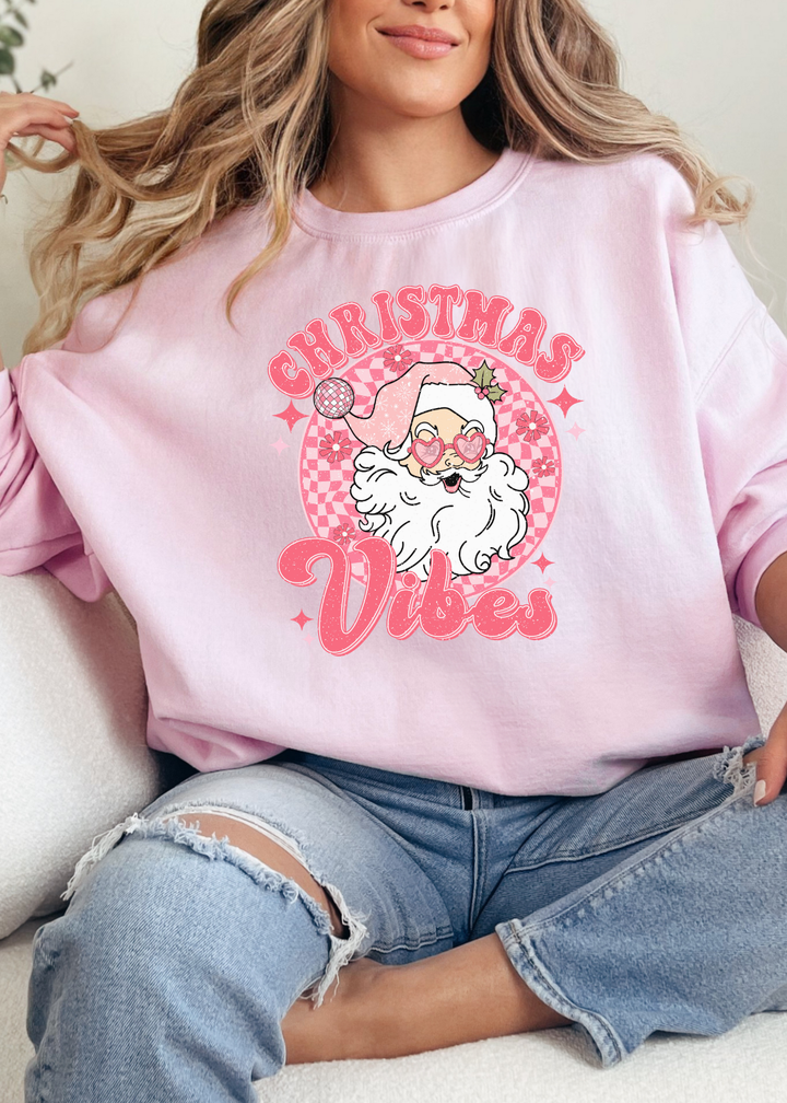CHRISTMAS VIBES TEE OR SWEATSHIRT