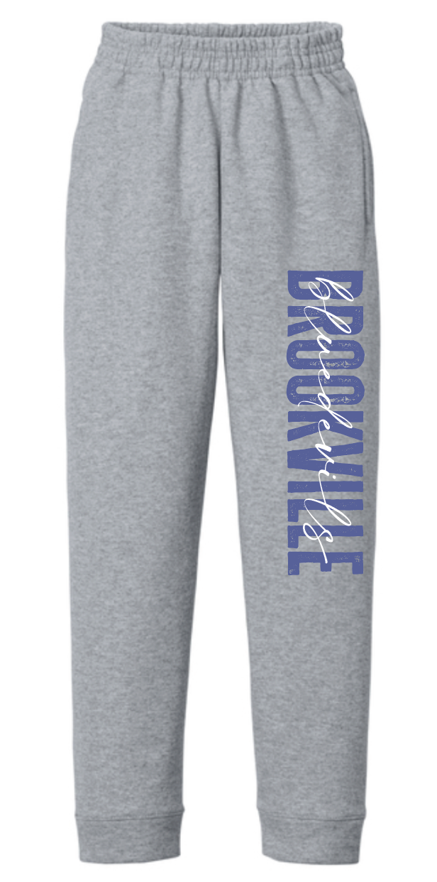 CUSTOM JOGGERS WITH CENTER CURSIVE - MADE TO ORDER