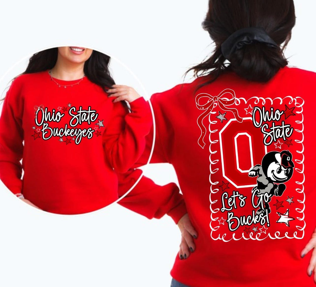 ✨BEST SELLER ✨ OSU FRONT & BACK TEE OR SWEATSHIRT