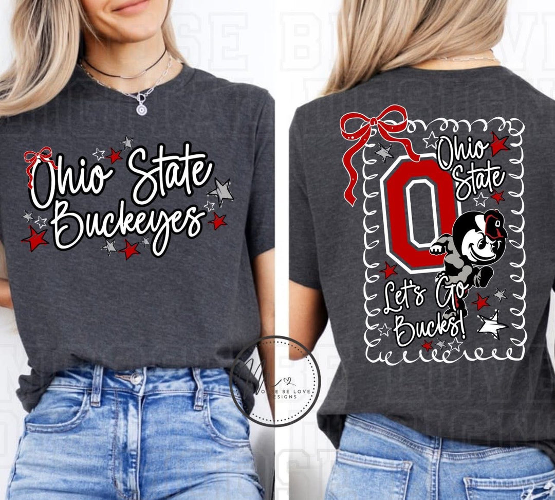 ✨BEST SELLER ✨ OSU FRONT & BACK TEE OR SWEATSHIRT