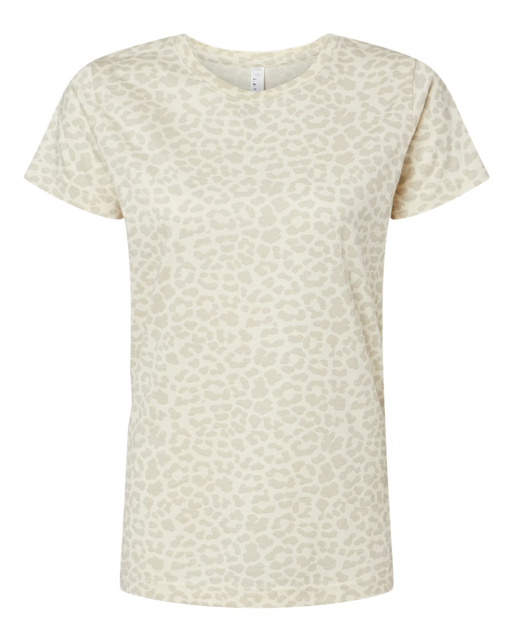 Custom LAT Leopard Women's Fine Jersey Tee