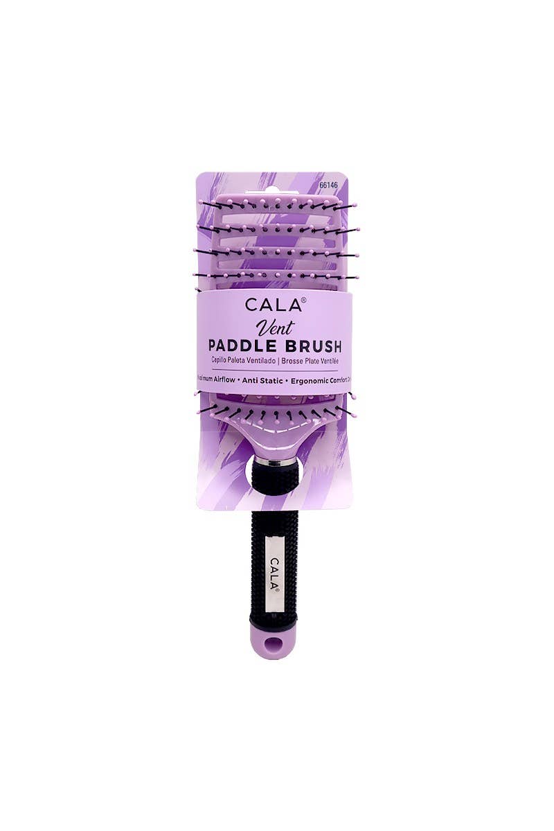CALA 66146 Lavender Vent Paddle Brush