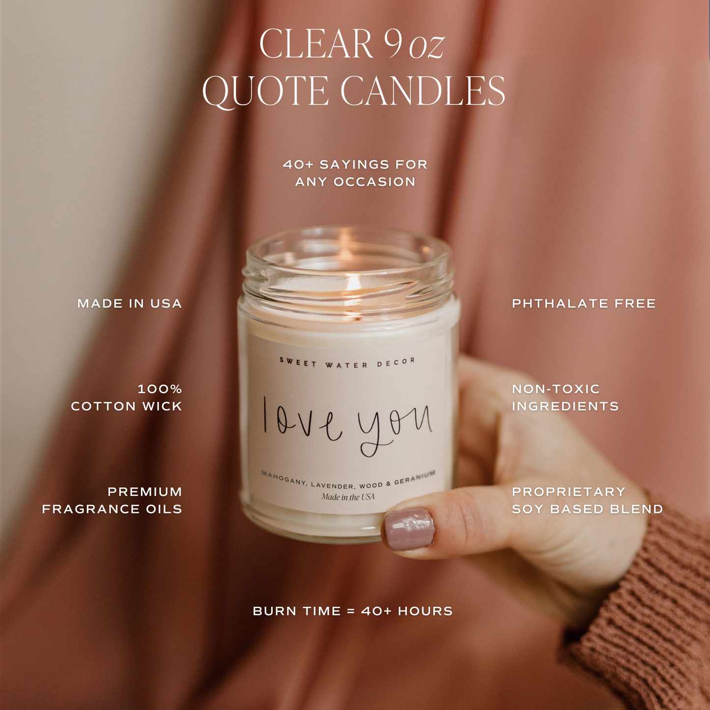 Best Mom Ever! 9 oz Soy Candle