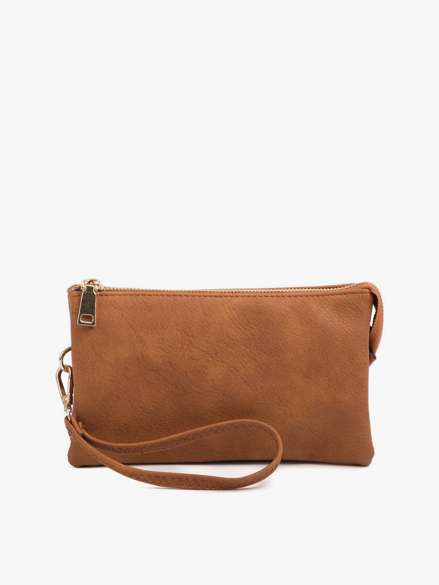 M013 Riley Monogrammable 3 Compartment Crossbody/Wristlet: Jam