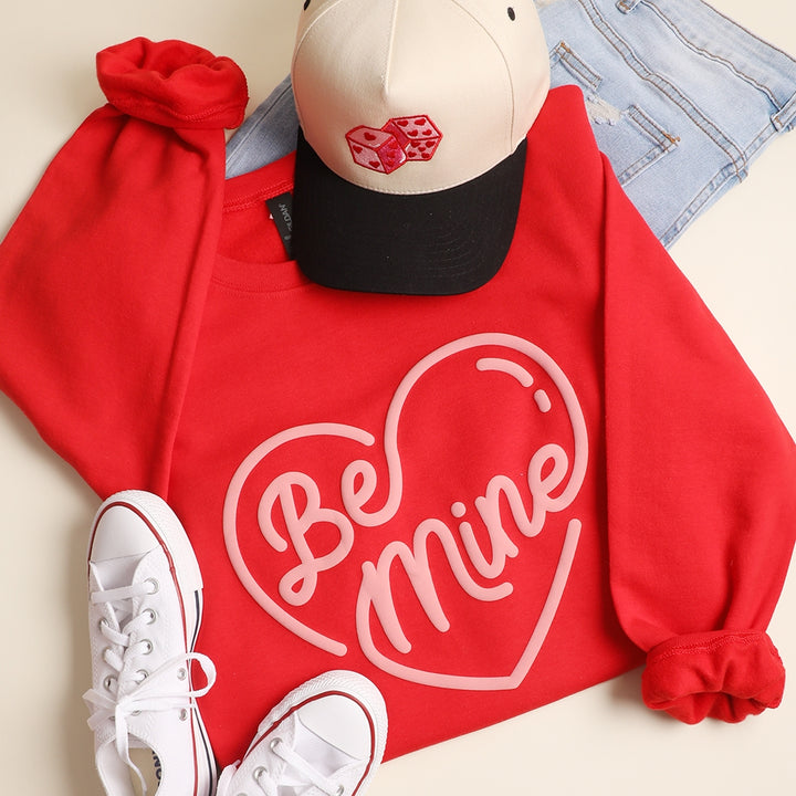 Be Mine Puff Sweatshirt - Ships Jan 16th