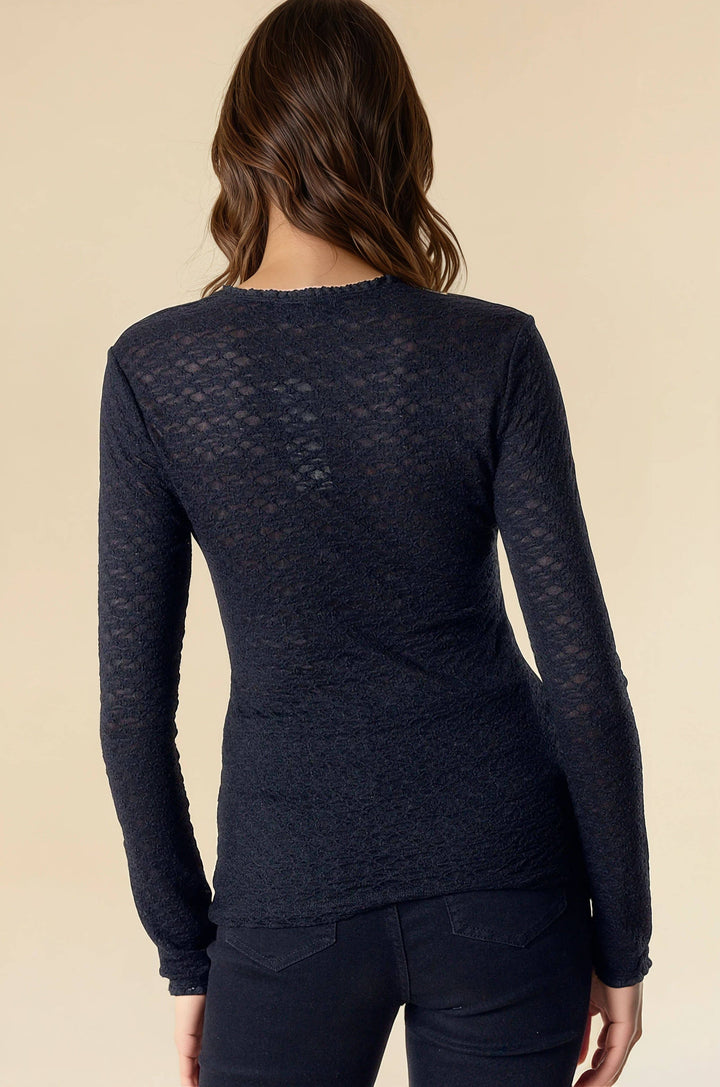 Black - Sheer Essence Top