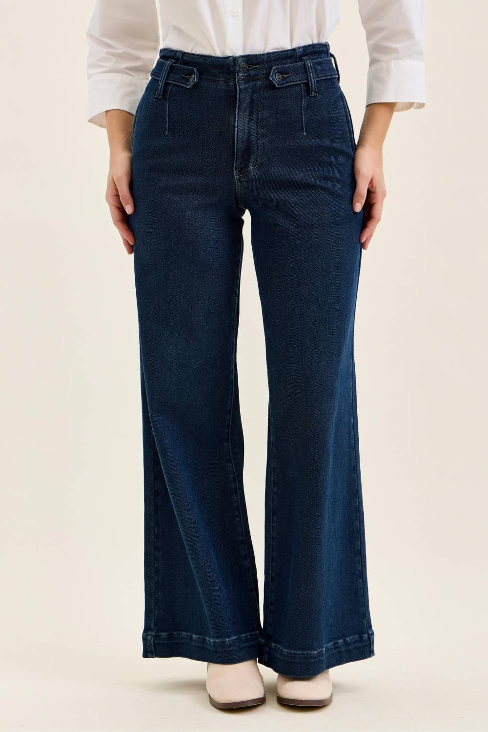 Judy Blue - HW LUX Retro Wide DK Nightfall Blue