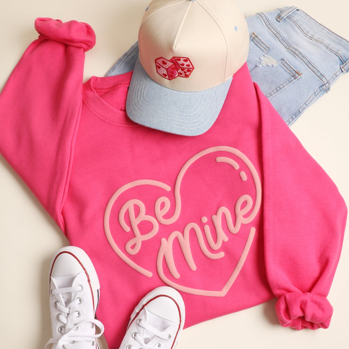 Be Mine Puff Sweatshirt - Ships Jan 16th