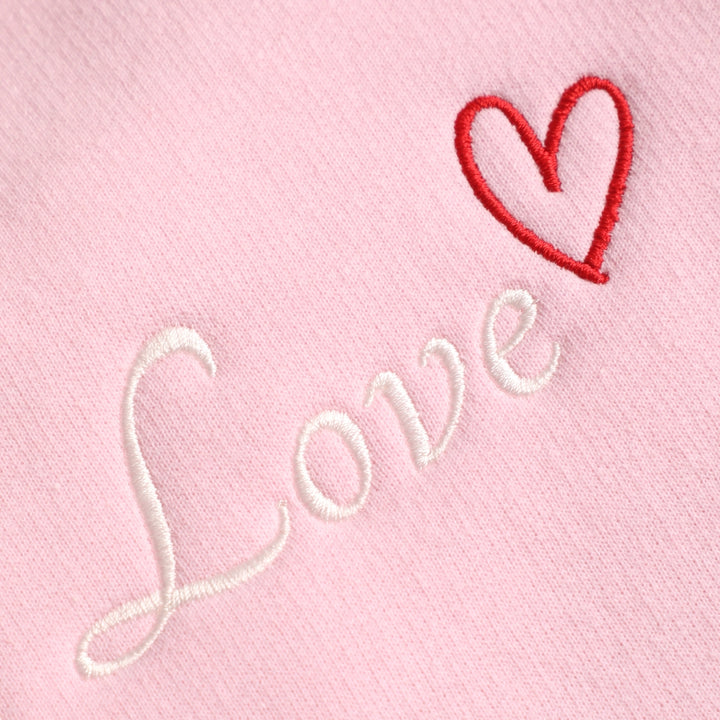 God Is Love Embroidered Sweatshirt - Ships Jan 16th