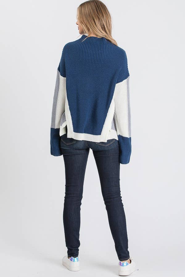 Seaside Panel Sweater