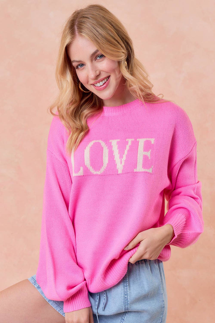 Lovely in Pink Sweater