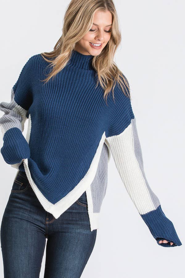 Seaside Panel Sweater