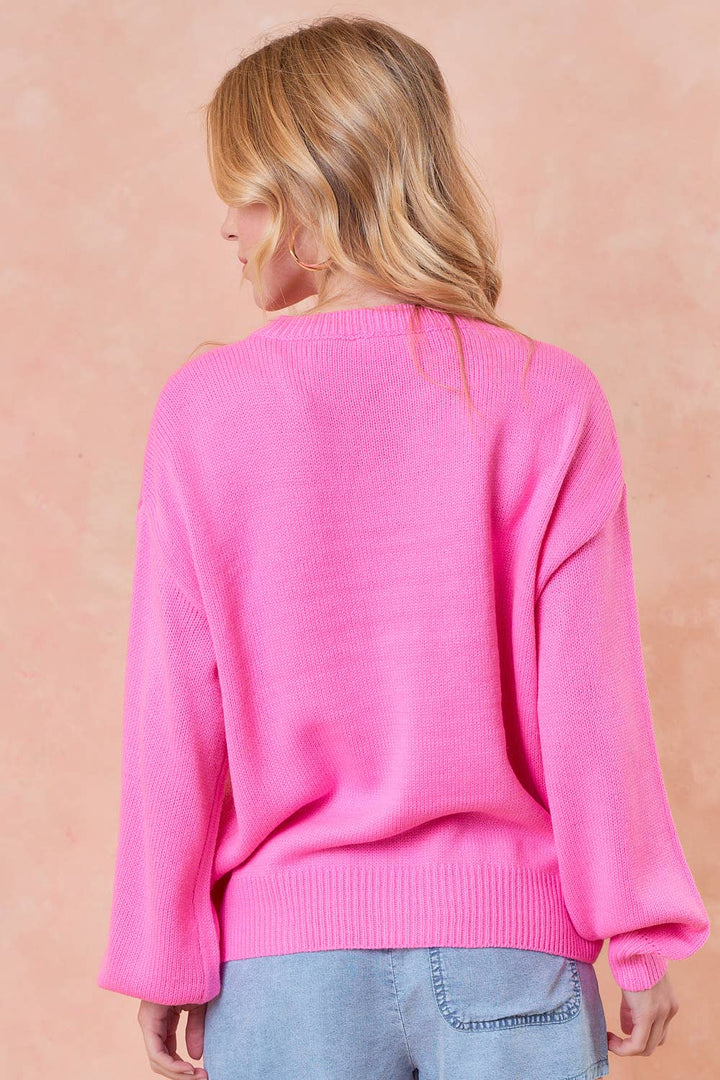 Lovely in Pink Sweater