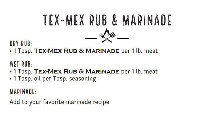 Gourmet Griller Tex-Mex Rub & Marinade