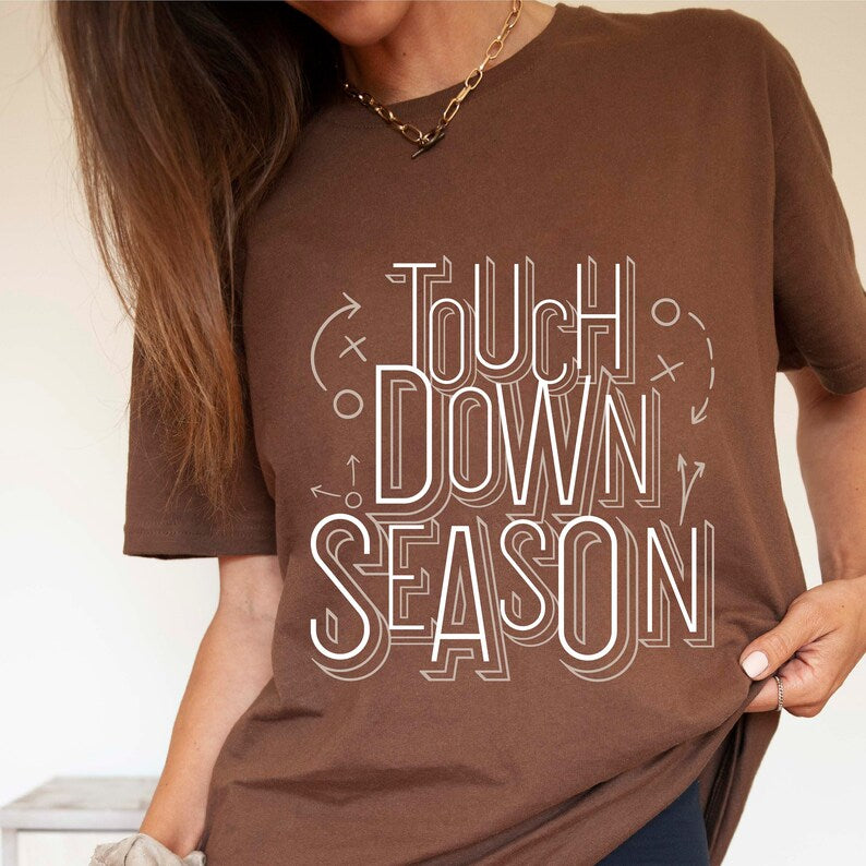 Touchdown Season Football Graphic Tee or Sweatshirt