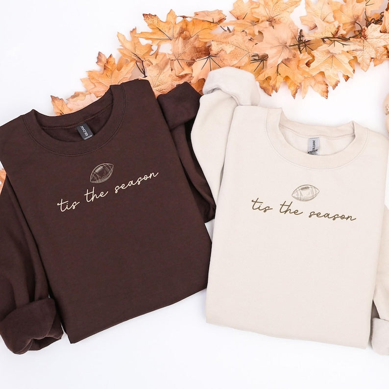 Tis the Season Football Graphic Tee or Sweatshirt