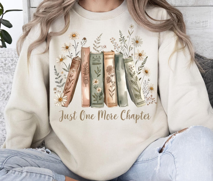 New One More Chapter Book Graphic Tee or Sweatshirt
