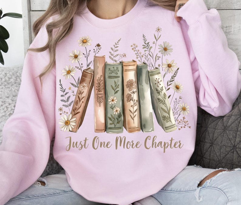 New One More Chapter Book Graphic Tee or Sweatshirt
