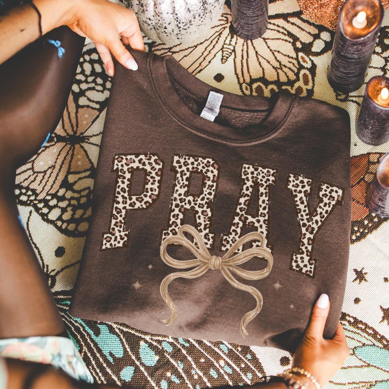 Cheetah Pray Graphic Tee or Sweatshirt