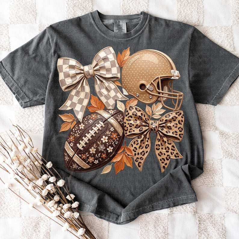 Coquette Football Graphic Tee or Sweatshirt